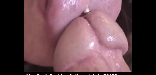  Close Up Slow Wet Blowjob